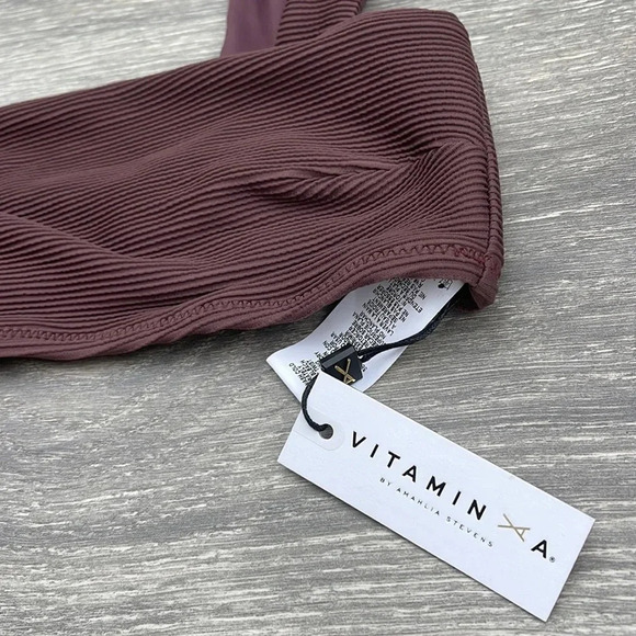 Vitamin A Venus Bikini Top, mauve - Picture 6 of 7